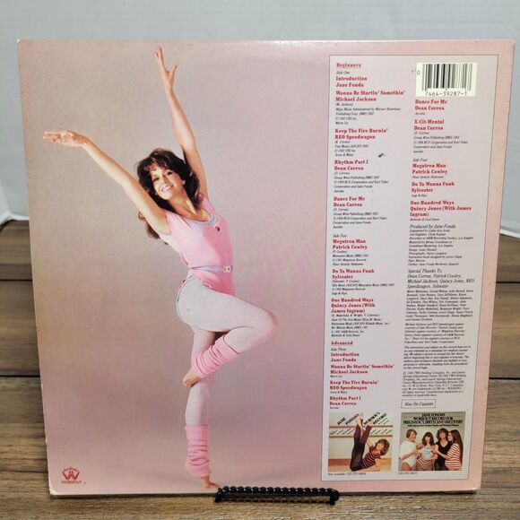 VINTAGE VINYL Jane Fonda's Workout Record 2 LP - New And Improved - Picture 2 of 11